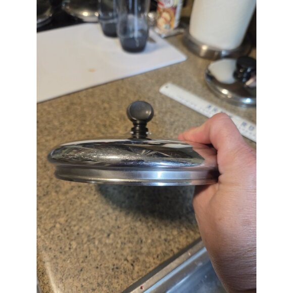 Vintage Farberware 6 1/2" Replacement Lid Only for Sauce Pan Pot Stainless - Picture 6 of 7